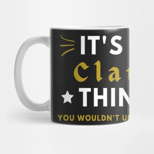 It's a Clark thing funny name shirt Mug